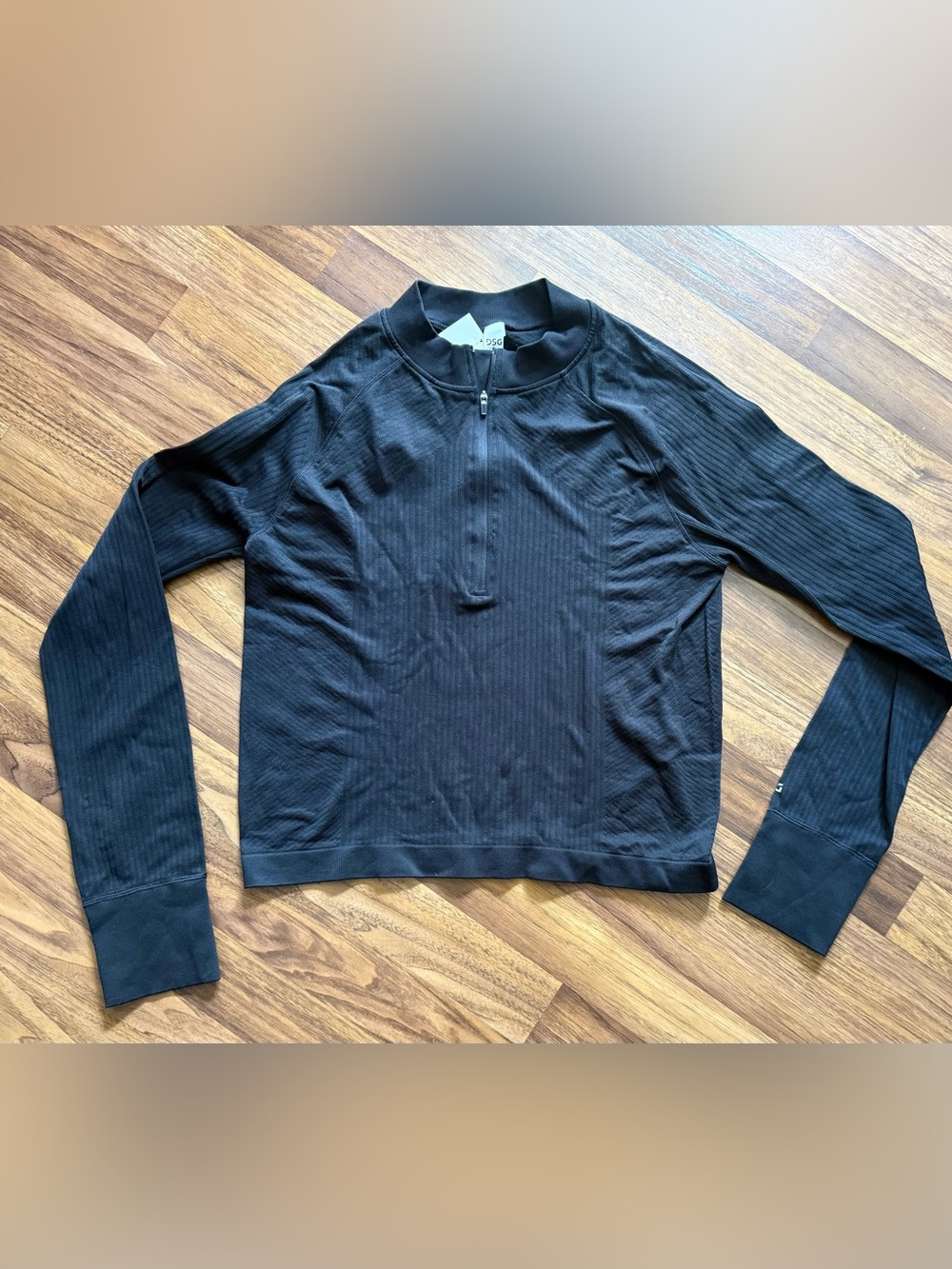 DSG Women's Momentum Seamless 1/4 Zip Active Top Pure Black NWT Size XXL